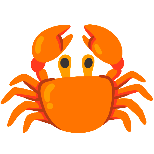 Noto Emoji Animation Crab emoji image