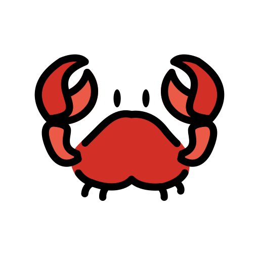 Openmoji Crab emoji image