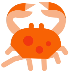 Skype Crab emoji image