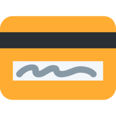 Twitter credit card emoji image