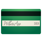 Whatsapp credit card emoji image