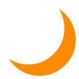 Docomo crescent moon emoji image
