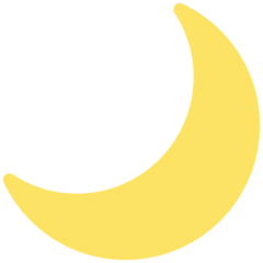 Mozilla crescent moon emoji image