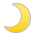 Sony Playstation crescent moon emoji image
