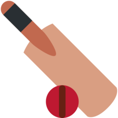 Twitter cricket bat and ball emoji image