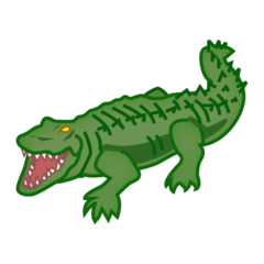 Emojidex crocodile emoji image