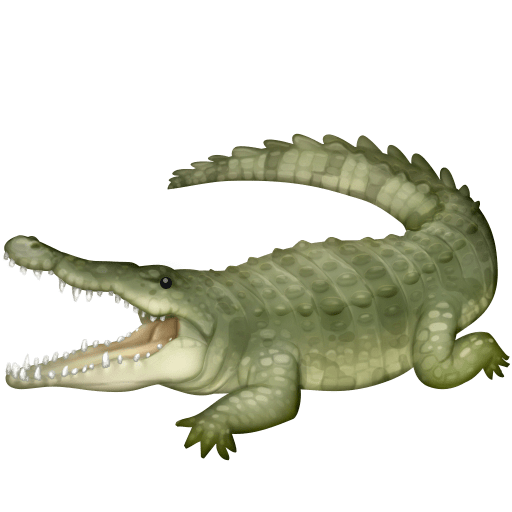 Facebook crocodile emoji image