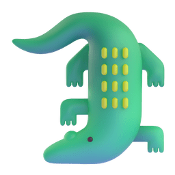 Microsoft Teams crocodile emoji image