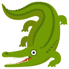Skype crocodile emoji image