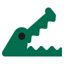 Toss crocodile emoji image