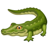 Whatsapp crocodile emoji image