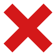 Emojidex cross mark emoji image