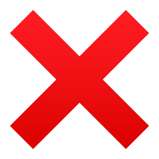 JoyPixels cross mark emoji image