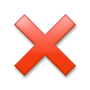 LG cross mark emoji image