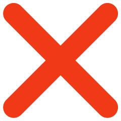 Skype cross mark emoji image