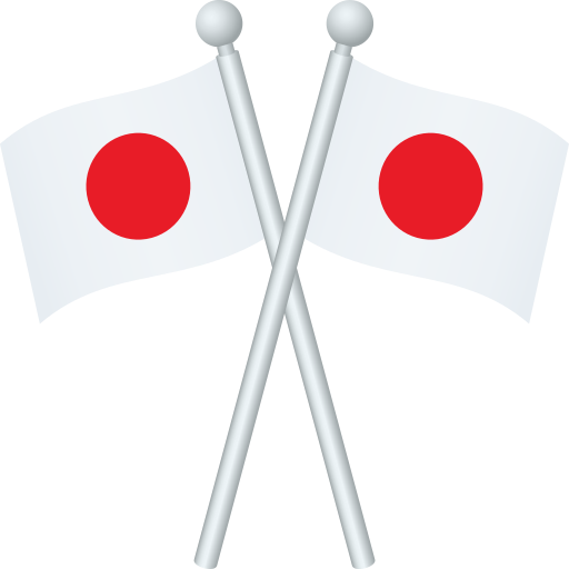 JoyPixels crossed flags emoji image