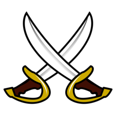 Emojidex crossed swords emoji image