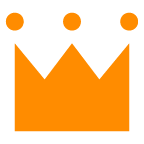 au by KDDI crown emoji image