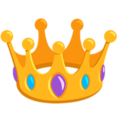 Facebook Messenger crown emoji image