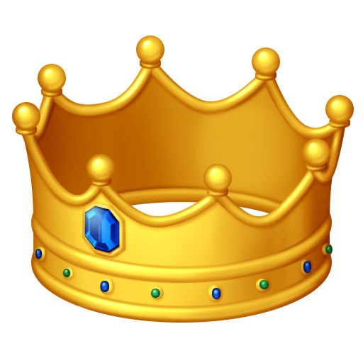 Facebook crown emoji image