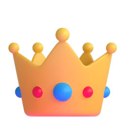 Microsoft Teams crown emoji image