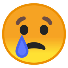 Google crying face emoji image