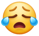 Huawei crying face emoji image