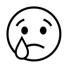Noto Emoji Font crying face emoji image