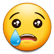 Samsung crying face emoji image