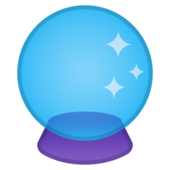 Google crystal ball emoji image