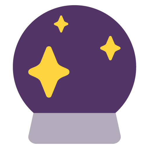 Microsoft crystal ball emoji image