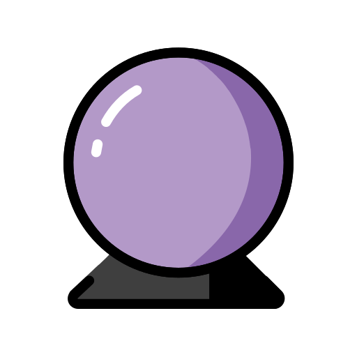 Openmoji crystal ball emoji image