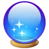 Whatsapp crystal ball emoji image
