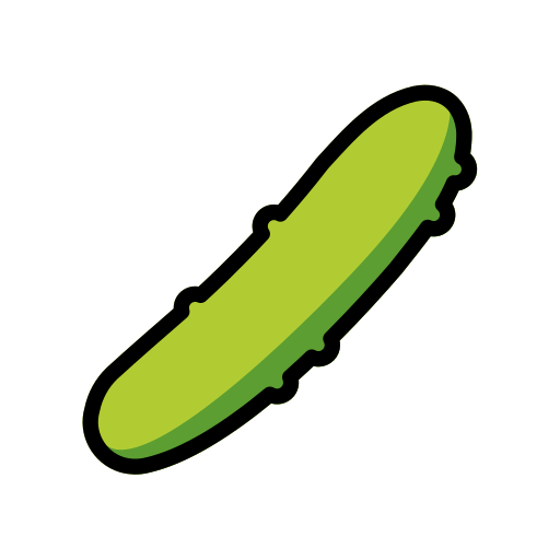 Openmoji Cucumber emoji image