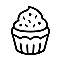 Noto Emoji Font Cupcake emoji image