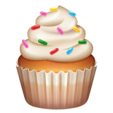Whatsapp Cupcake emoji image