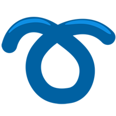 Facebook Messenger curly loop emoji image