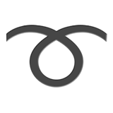 IOS/Apple curly loop emoji image