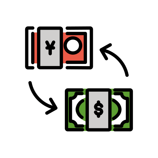 Openmoji currency exchange emoji image