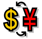 SoftBank currency exchange emoji image