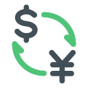 Toss currency exchange emoji image