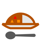 Docomo curry and rice emoji image