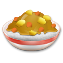 LG curry and rice emoji image