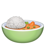 Whatsapp curry and rice emoji image