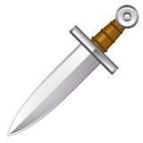 Whatsapp dagger knife emoji image