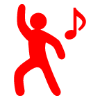 au by KDDI dancer emoji image