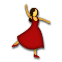 LG dancer emoji image