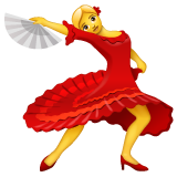 Whatsapp dancer emoji image