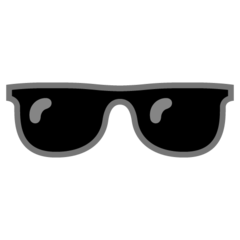 Google dark sunglasses emoji image