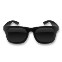 LG dark sunglasses emoji image